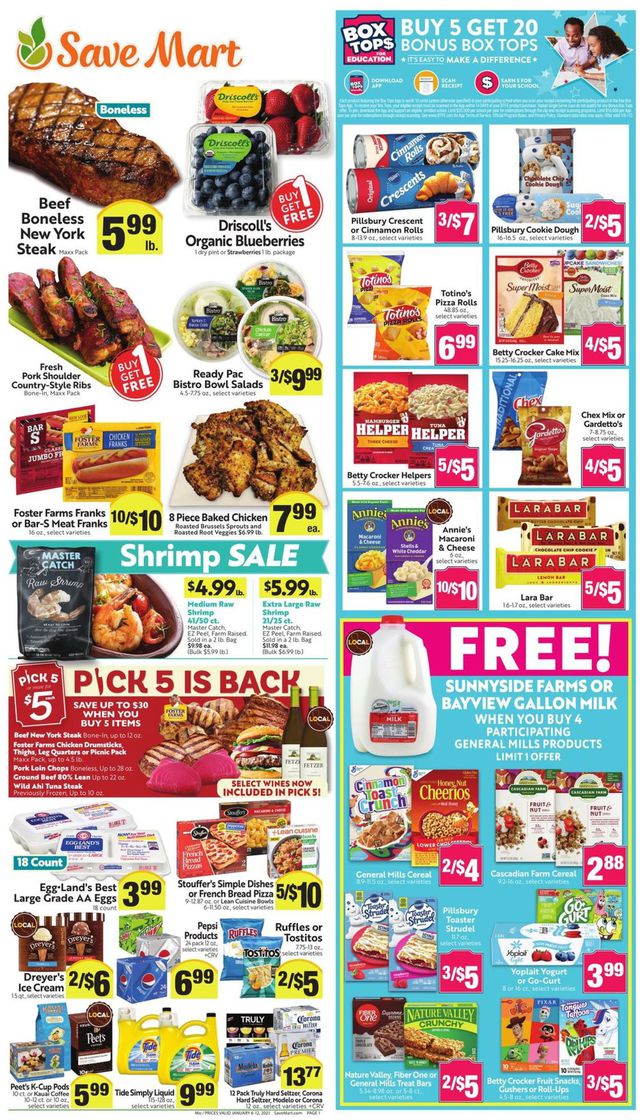 Save Mart Ad from 01/06/2021