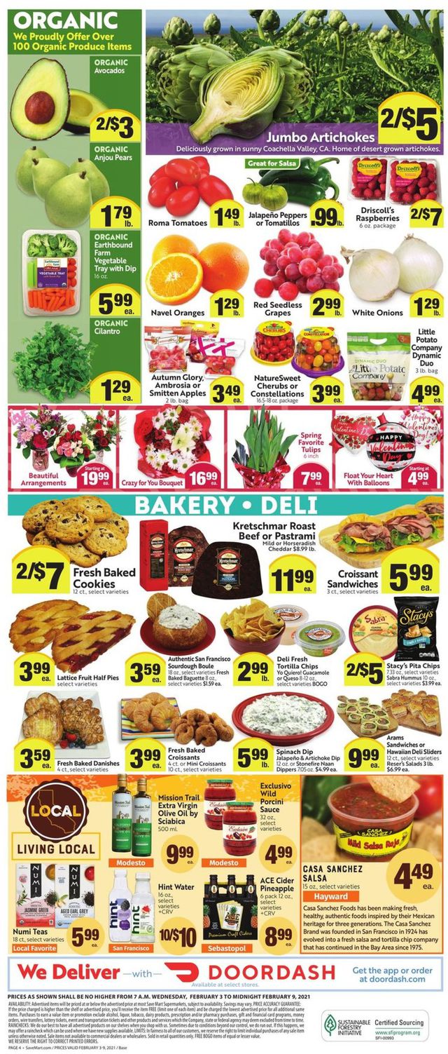 Save Mart Ad from 02/03/2021