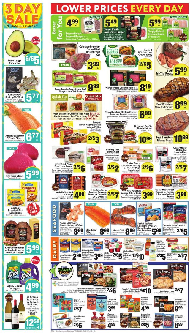 Save Mart Ad from 03/03/2021