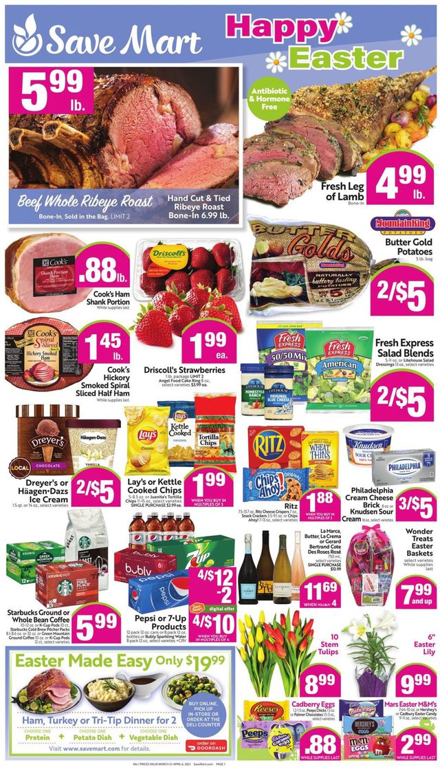 Save Mart Ad from 03/31/2021
