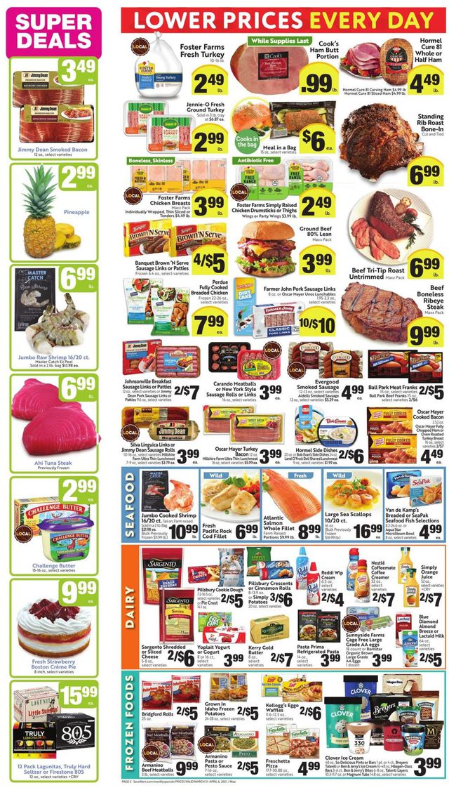 Save Mart Ad from 03/31/2021