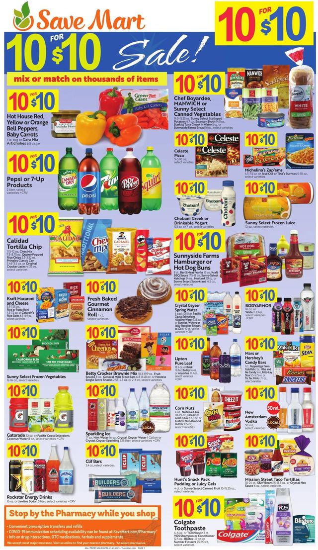 Save Mart Ad from 04/21/2021