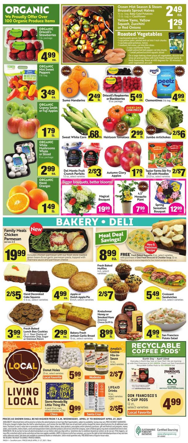 Save Mart Ad from 04/21/2021