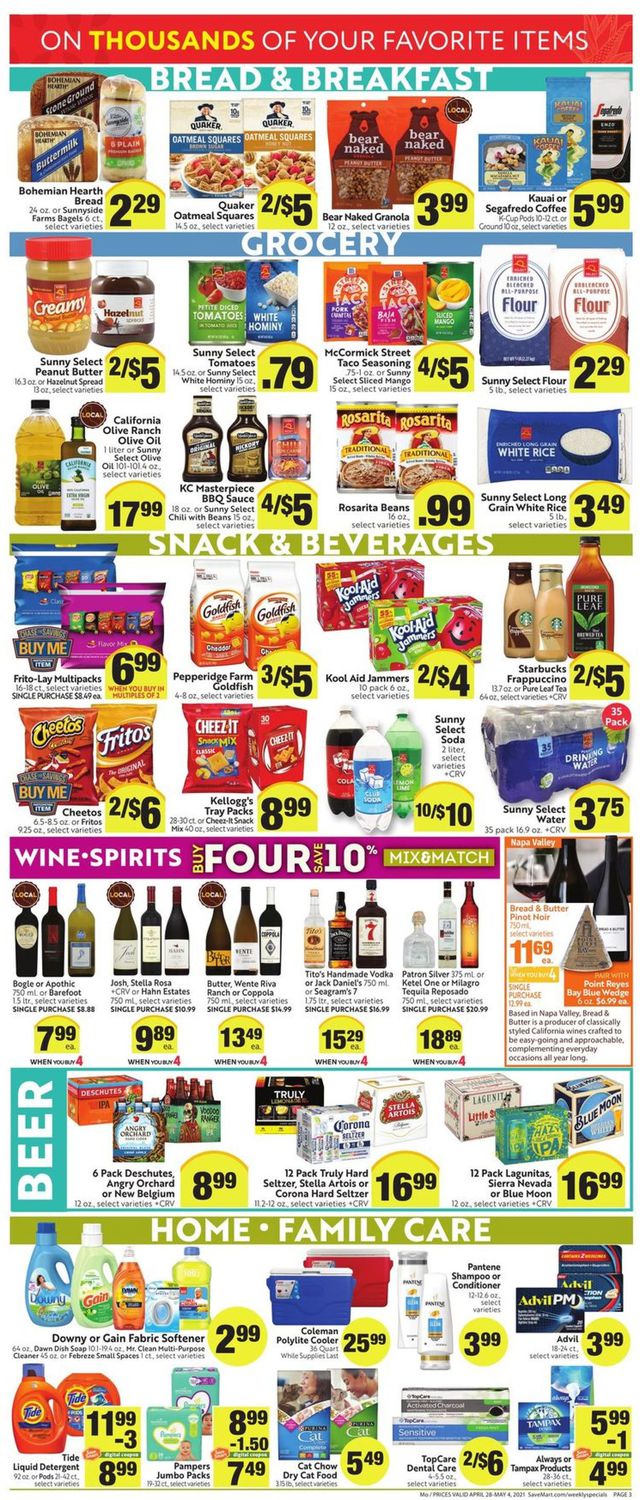 Save Mart Ad from 04/28/2021