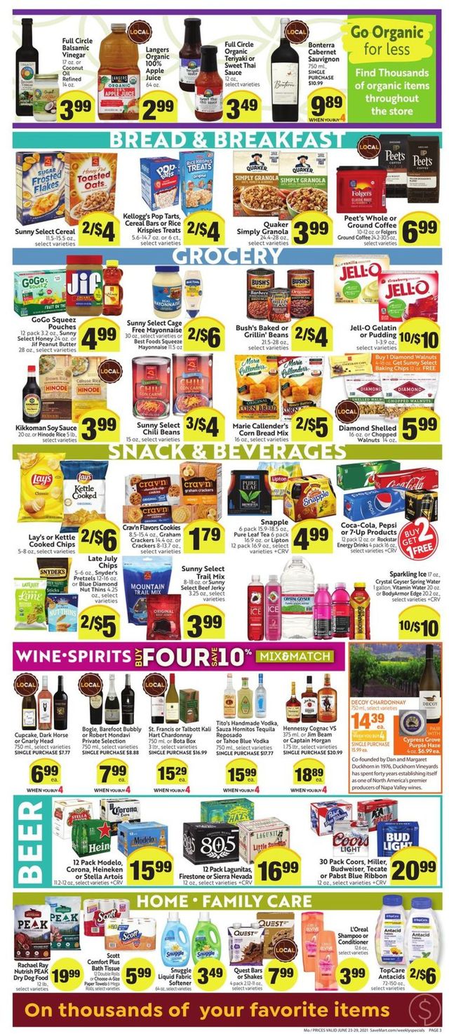 Save Mart Ad from 06/23/2021