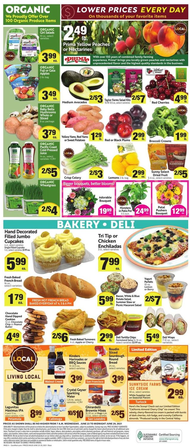 Save Mart Ad from 06/23/2021
