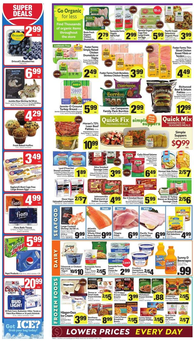 Save Mart Ad from 07/28/2021
