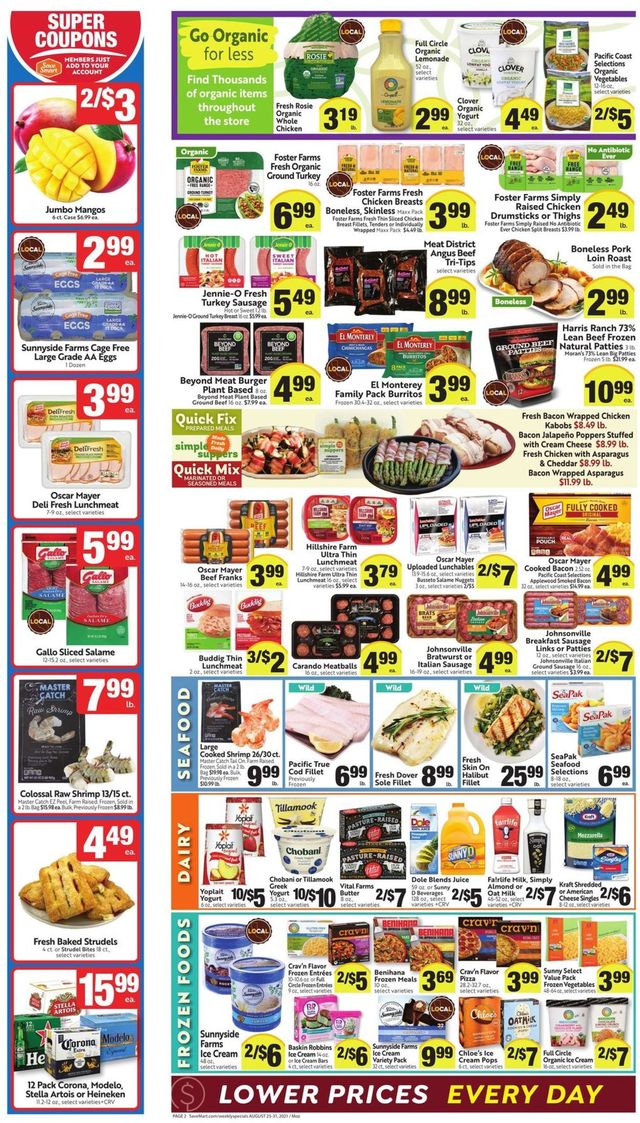 Save Mart Ad from 08/25/2021