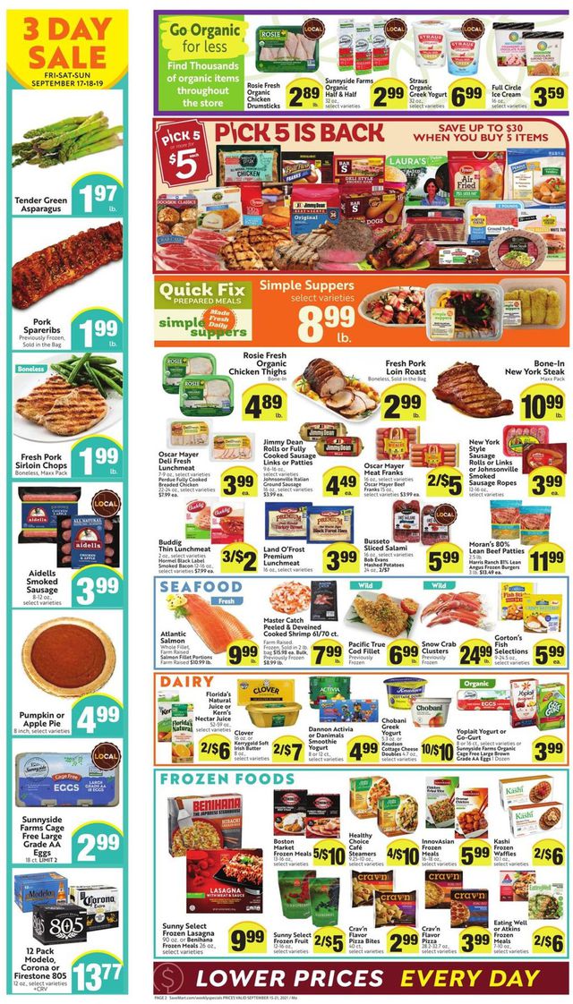 Save Mart Ad from 09/15/2021