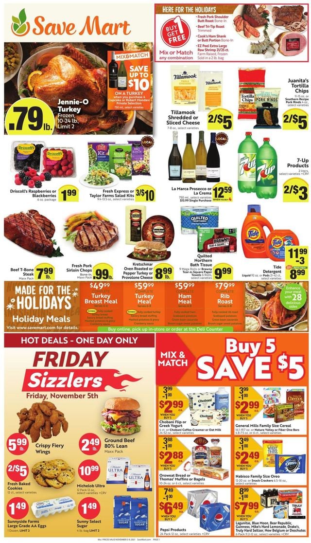 Save Mart Ad from 11/03/2021