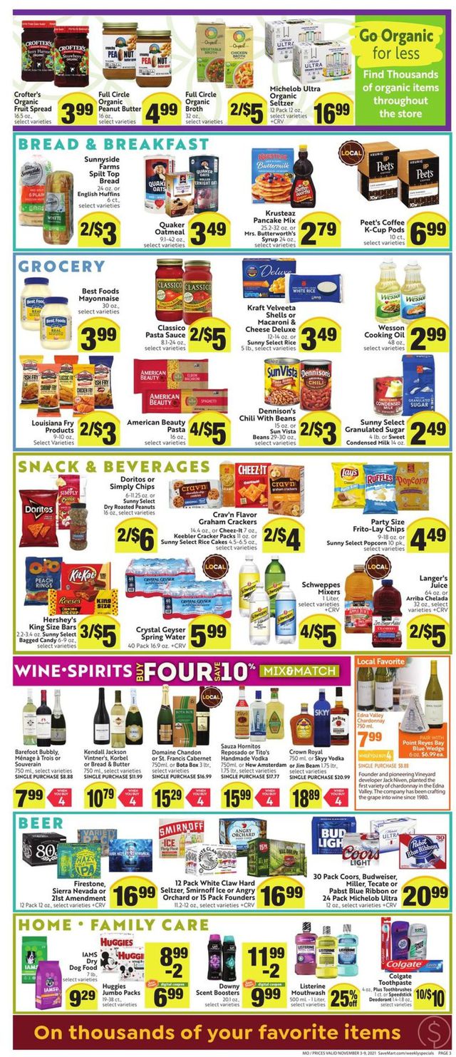 Save Mart Ad from 11/03/2021