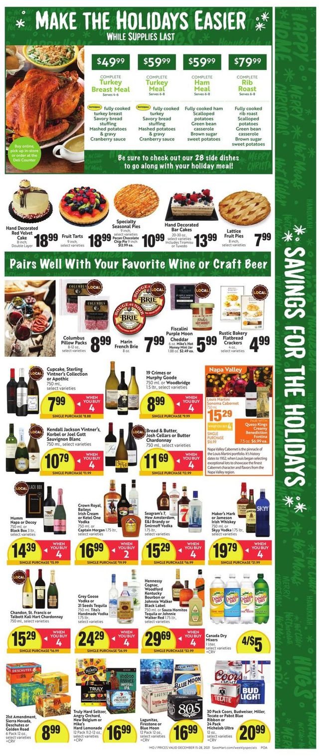 Save Mart Ad from 12/15/2021