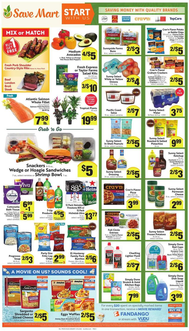 Save Mart Ad from 01/12/2022