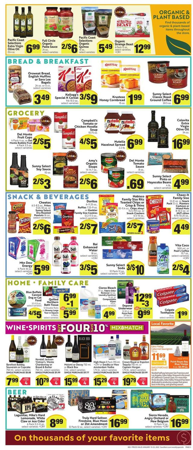Save Mart Ad from 01/19/2022