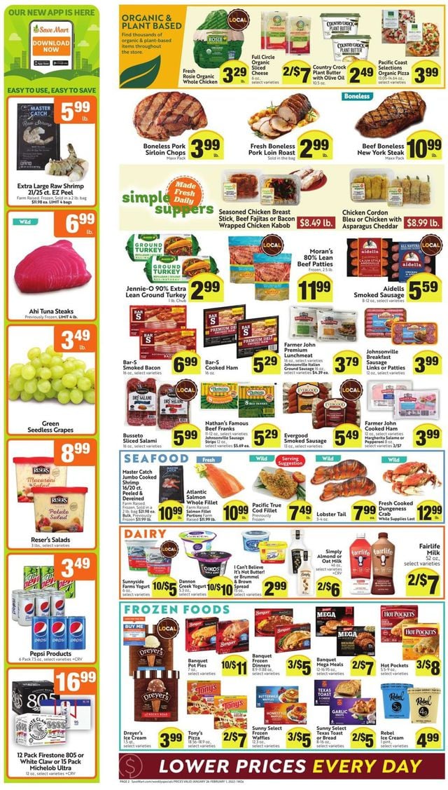 Save Mart Ad from 01/26/2022
