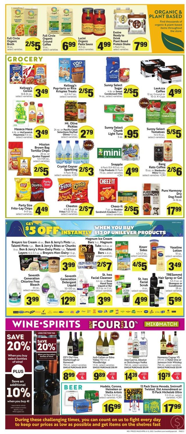 Save Mart Ad from 04/06/2022