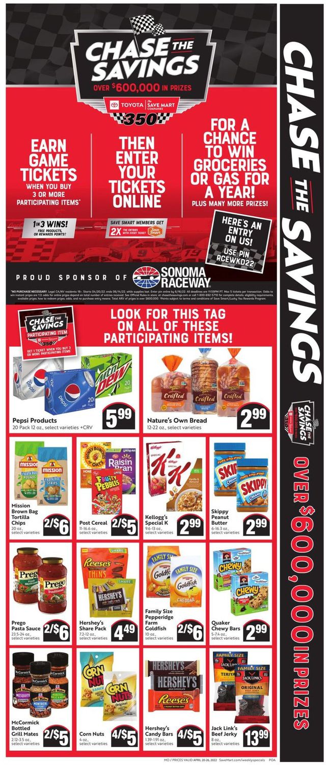 Save Mart Ad from 04/20/2022