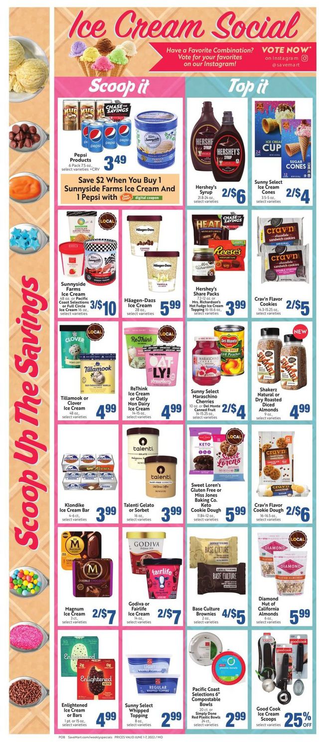 Save Mart Ad from 06/01/2022