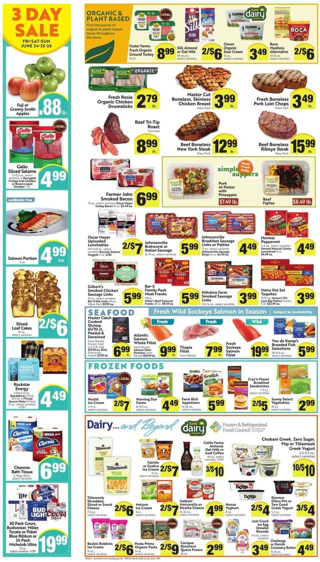 Save Mart Ad from 06/22/2022