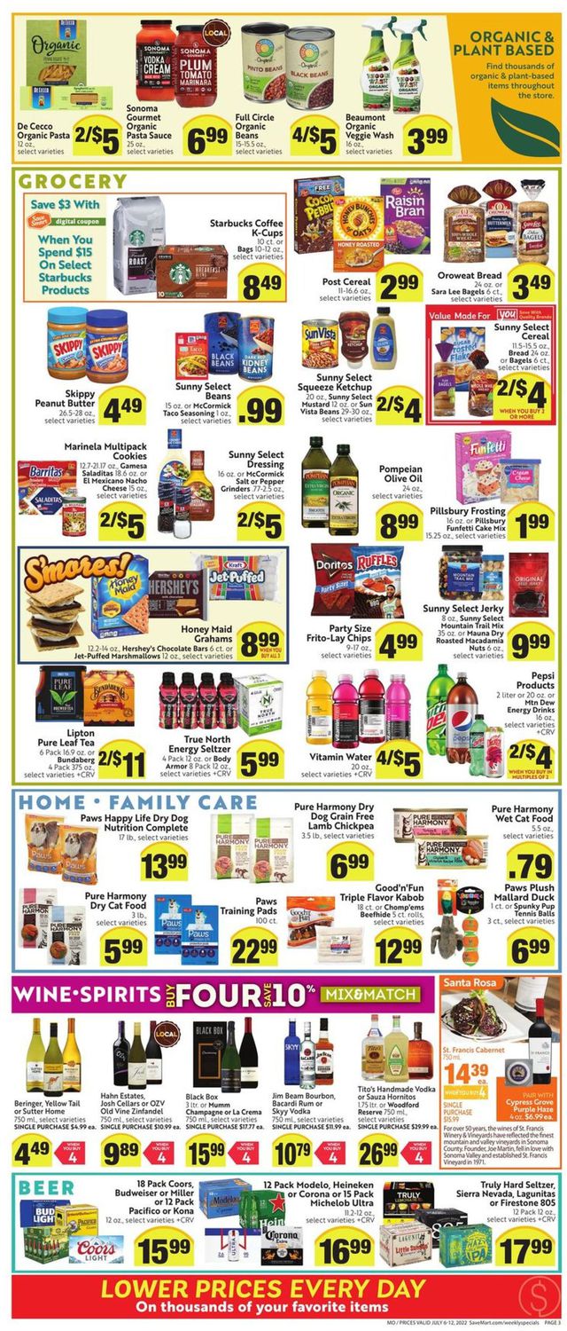 Save Mart Ad from 07/06/2022