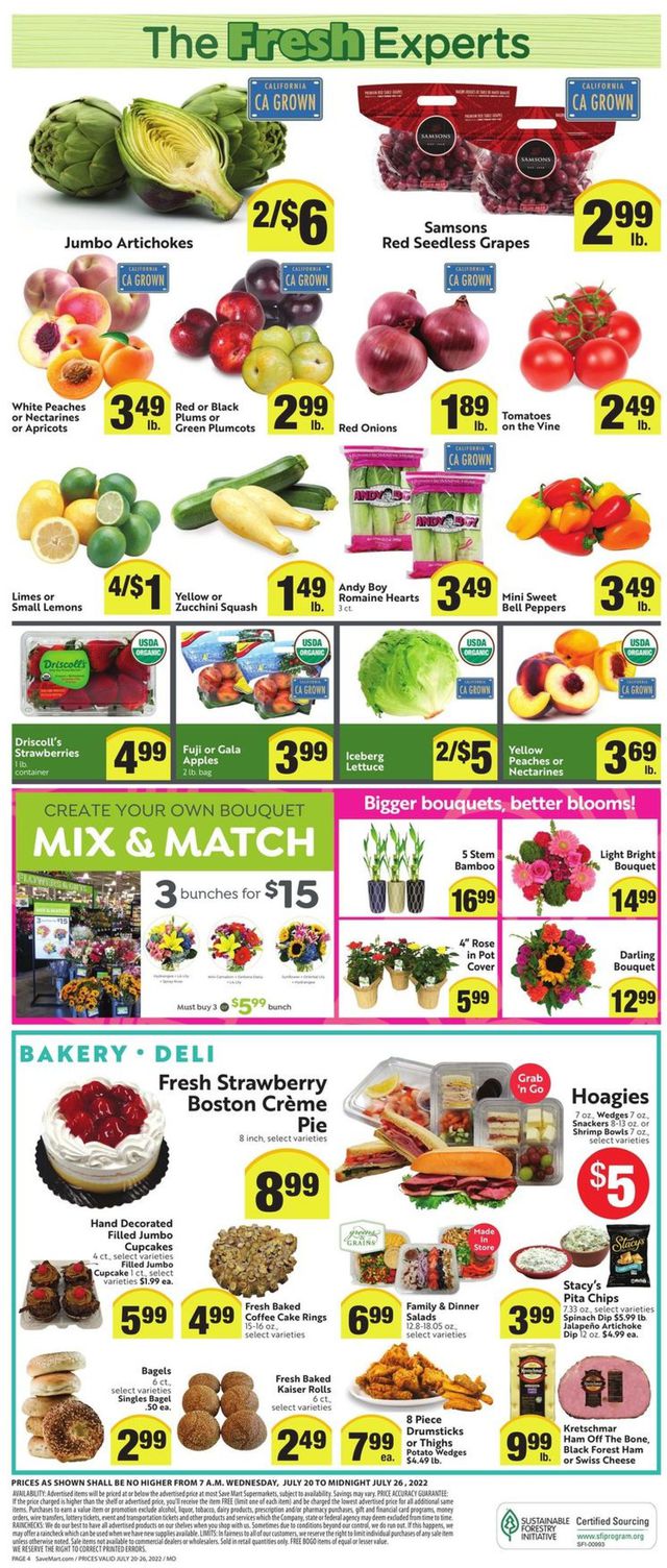 Save Mart Ad from 07/20/2022