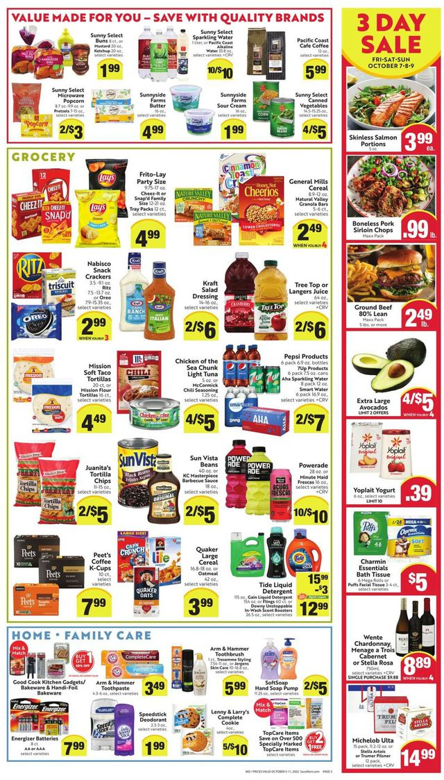 Save Mart Ad from 10/05/2022