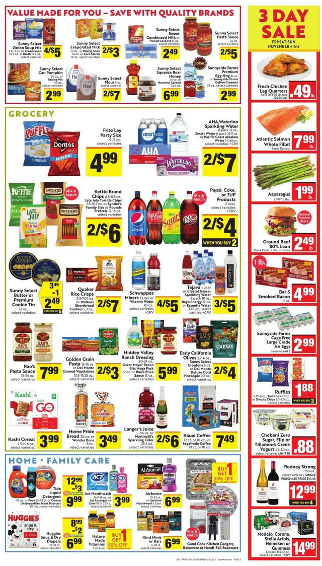 Save Mart Ad from 11/02/2022