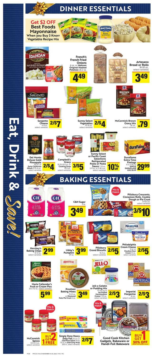Save Mart Ad from 11/16/2022