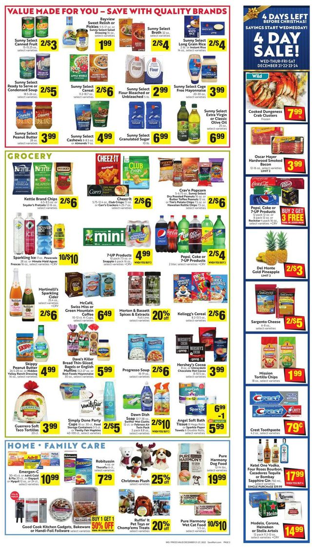 Save Mart Ad from 12/21/2022
