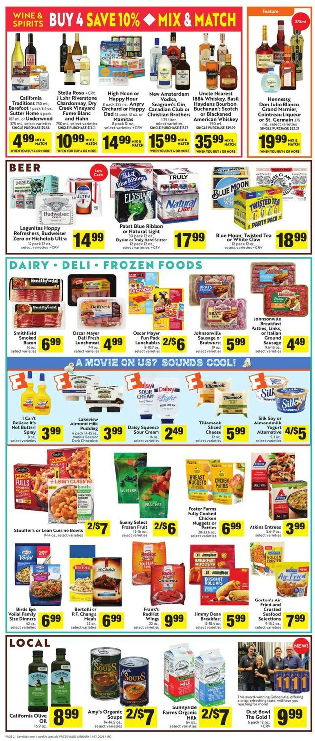 Save Mart Ad from 01/11/2023