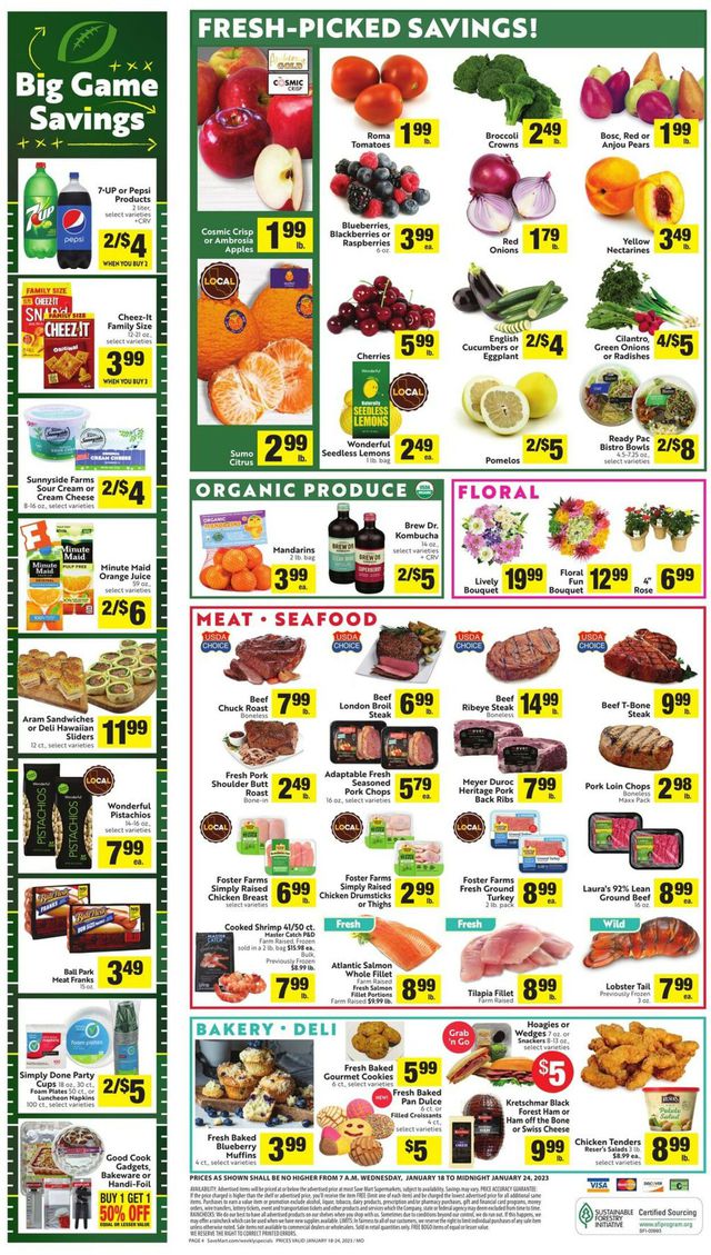 Save Mart Ad from 01/18/2023