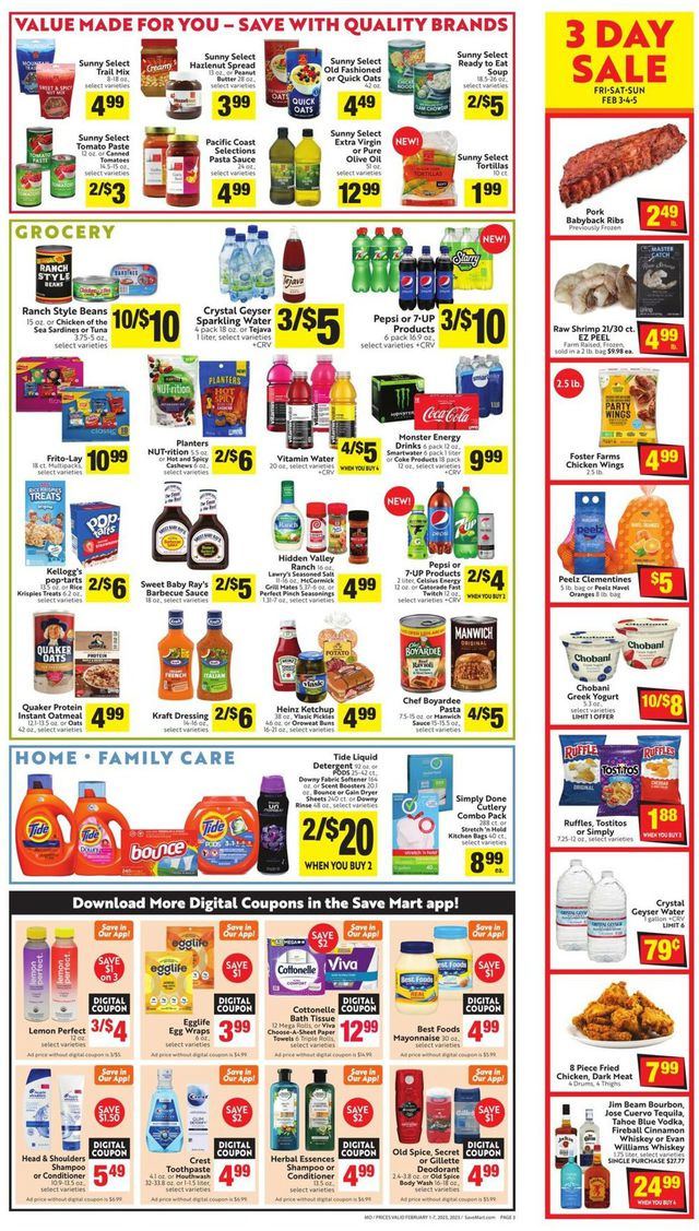 Save Mart Ad from 02/01/2023