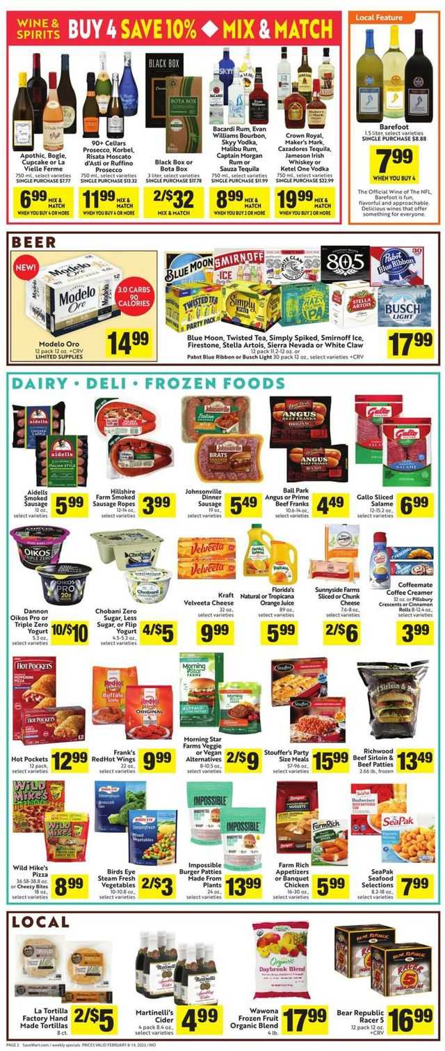 Save Mart Ad from 02/08/2023