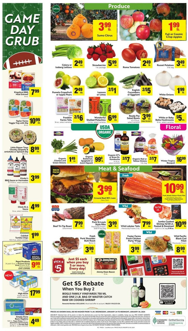 Save Mart Ad from 01/24/2024