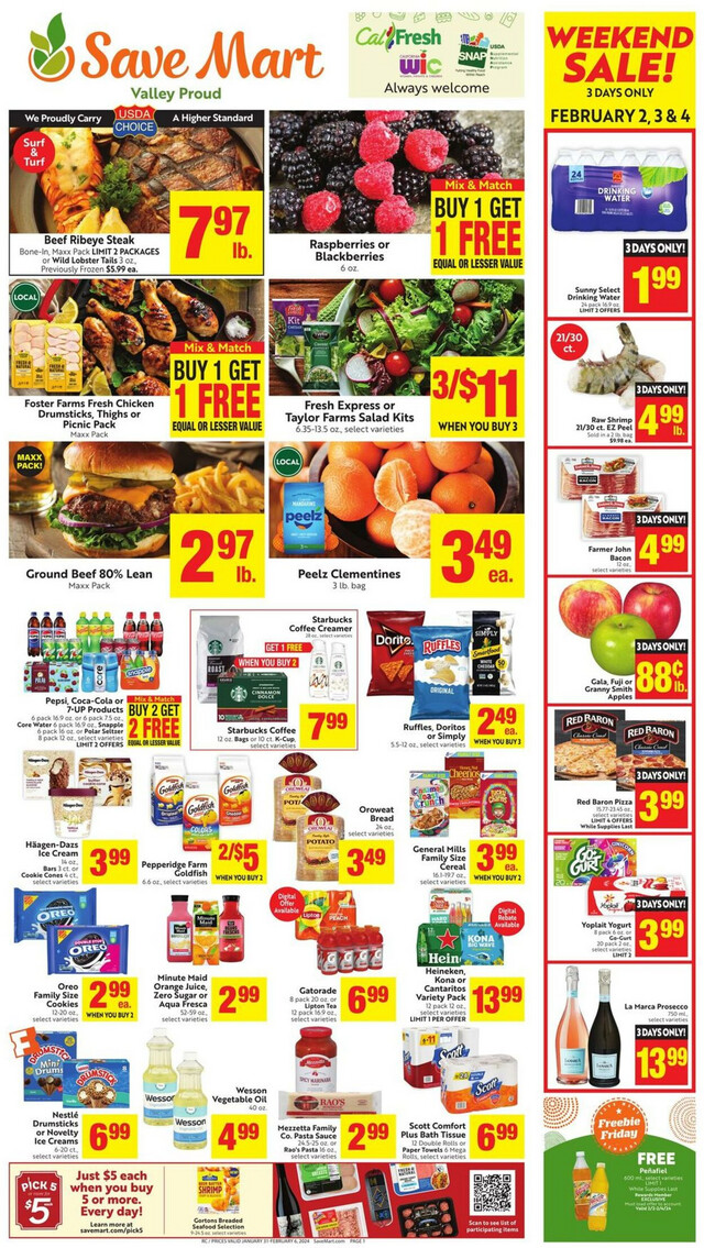 Save Mart Ad from 01/31/2024