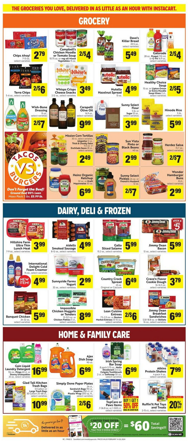 Save Mart Ad from 02/14/2024