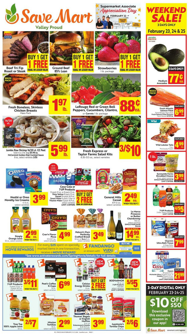 Save Mart Ad from 02/21/2024