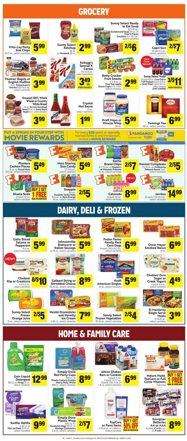 Save Mart Ad from 02/28/2024