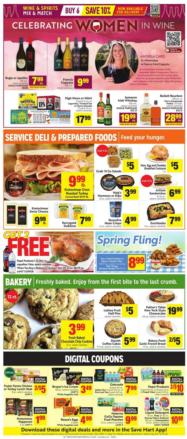 Save Mart Ad from 03/06/2024