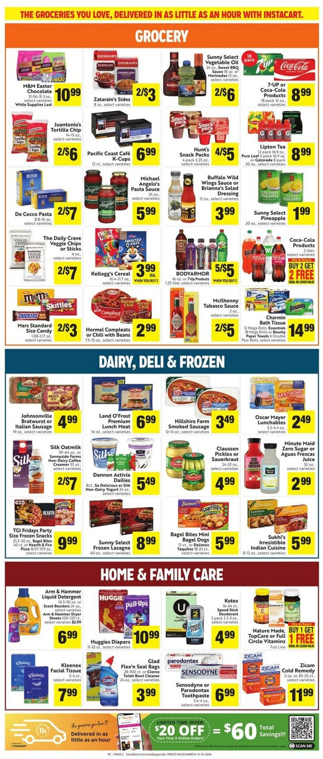 Save Mart Ad from 03/13/2024
