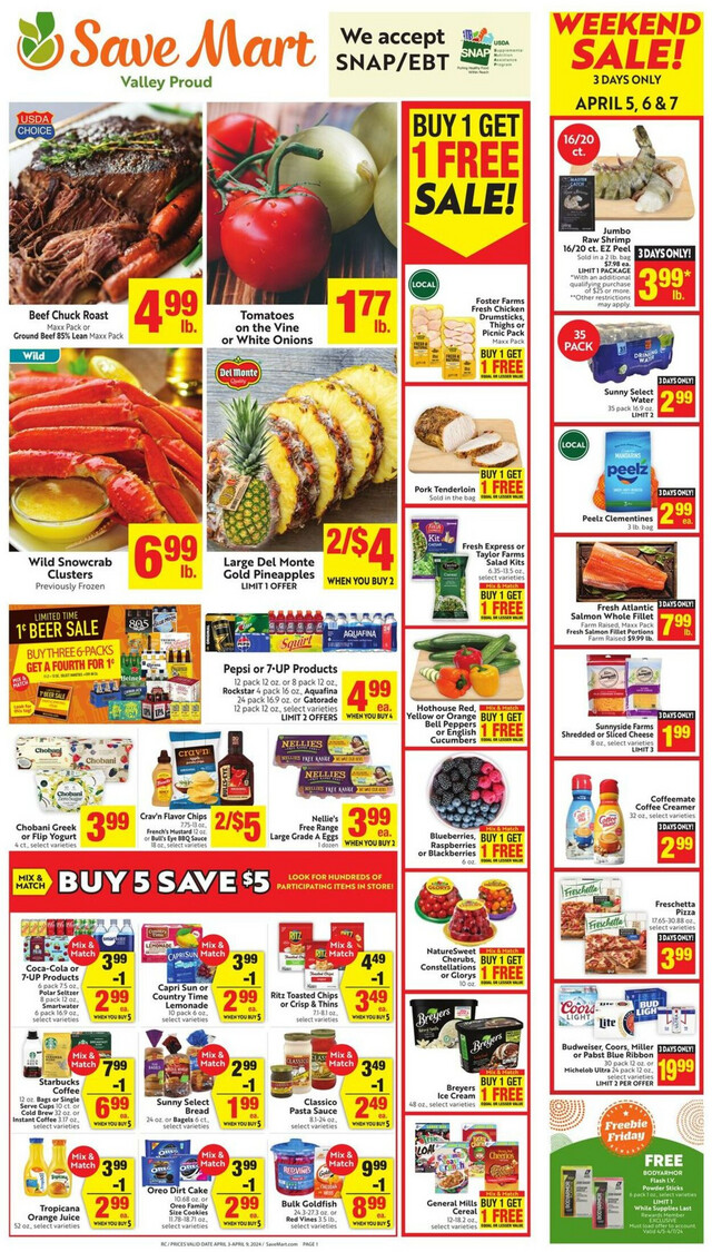 Save Mart Ad from 04/03/2024