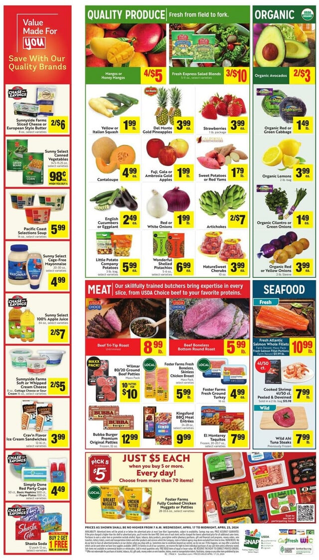 Save Mart Ad from 04/17/2024