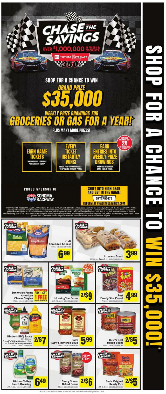 Save Mart Ad from 04/24/2024