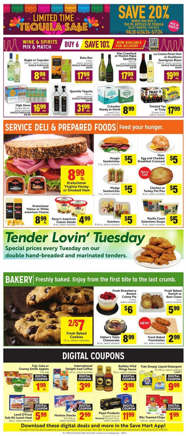 Save Mart Ad from 04/24/2024