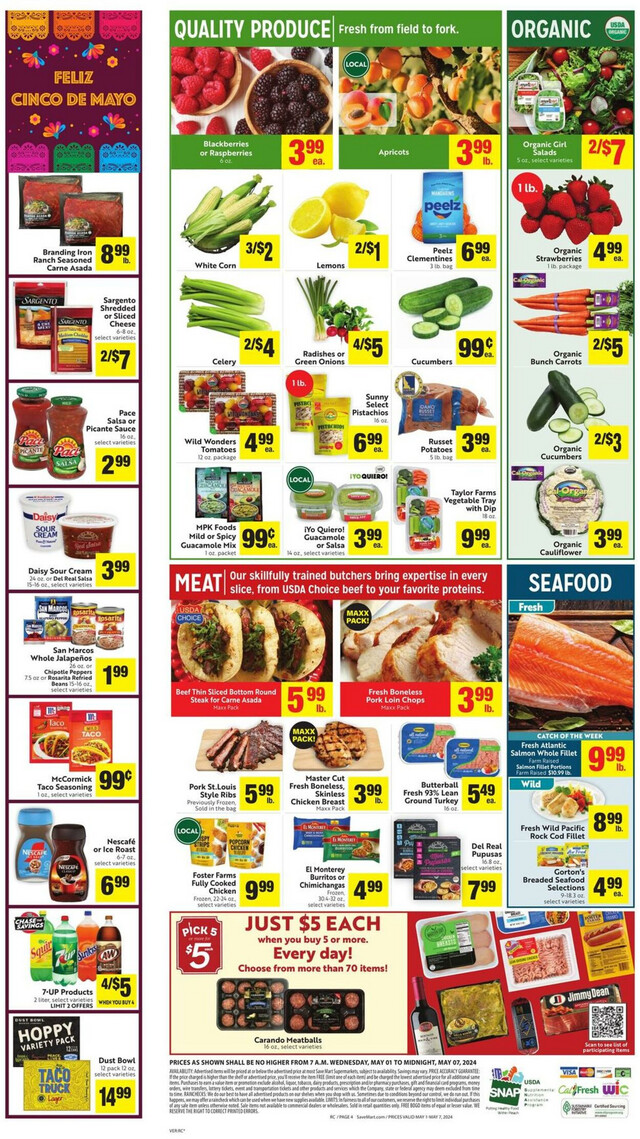Save Mart Ad from 05/01/2024