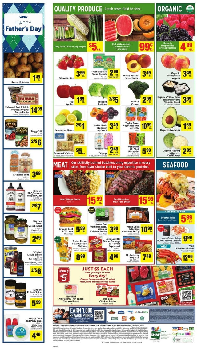 Save Mart Ad from 06/12/2024