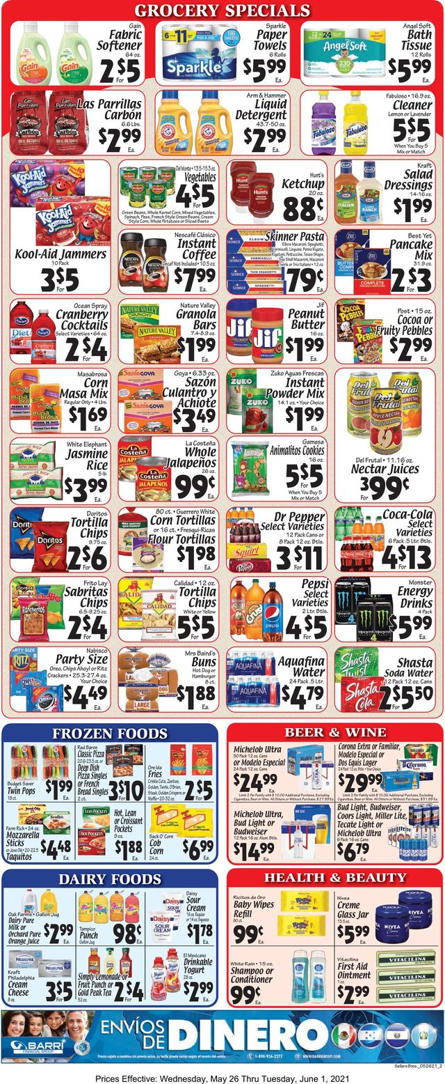 Sellers Bros. Ad from 05/26/2021