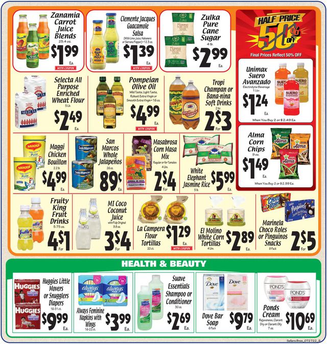 Sellers Bros. Ad from 07/27/2022