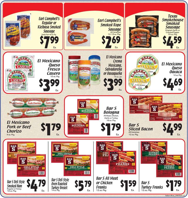 Sellers Bros. Ad from 08/03/2022