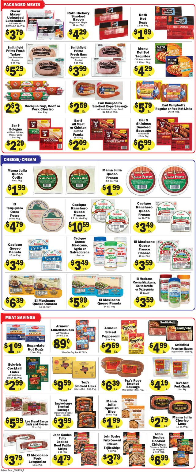 Sellers Bros. Ad from 05/17/2023